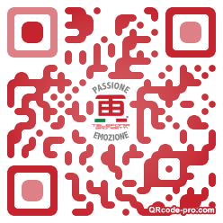 QR code with logo 3wI40