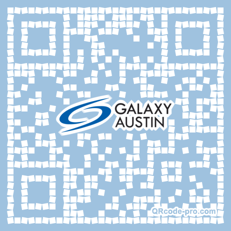QR code with logo 3x140