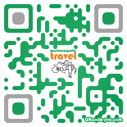 QR code with logo 3x900