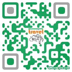 QR code with logo 3x970