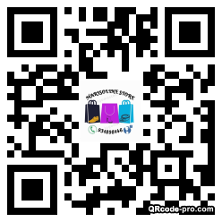 QR code with logo 3xTh0