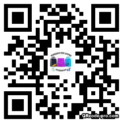 QR code with logo 3xTm0
