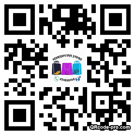 QR code with logo 3xTy0