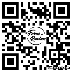 QR code with logo 3xiE0