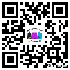 QR code with logo 3xuV0