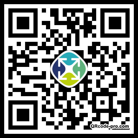 QR code with logo 3zPo0