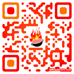 QR code with logo 3zRd0