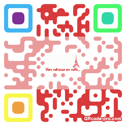 QR code with logo 7Hp0