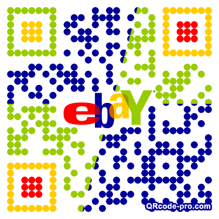 QR code with logo 7X30