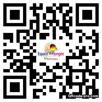 QR code with logo 9Ad0
