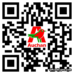 QR code with logo 9Fe0