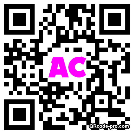QR code with logo A5F0