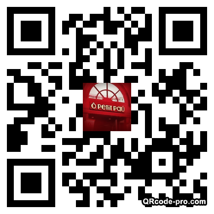 QR code with logo A9L0
