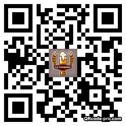 QR code with logo AKZ0