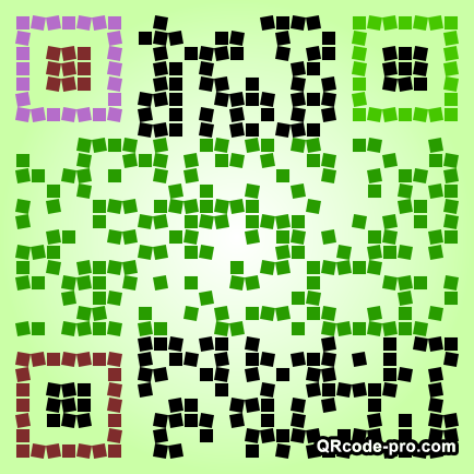 QR code with logo AMA0