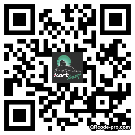 QR code with logo Acx0