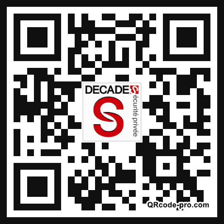 QR code with logo AnB0