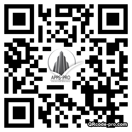 QR code with logo B7T0