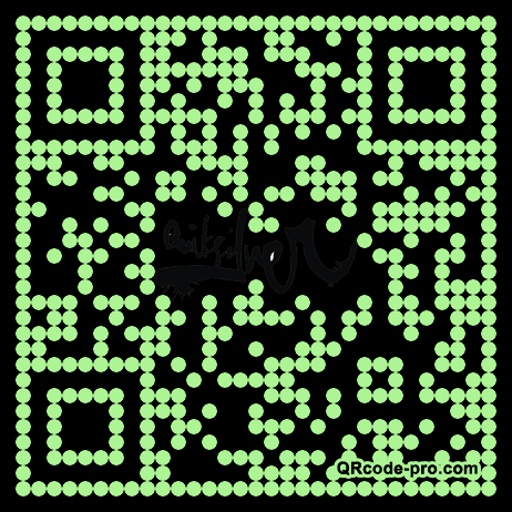 QR code with logo BBr0