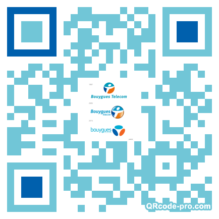QR code with logo BD30