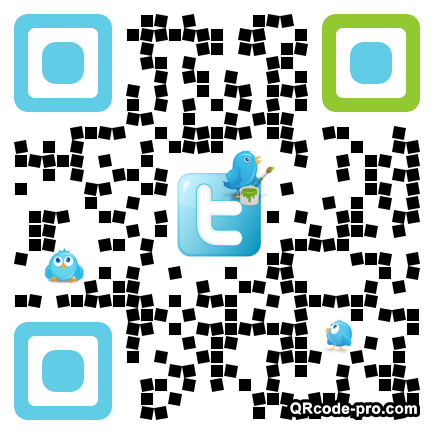 QR code with logo Bb50