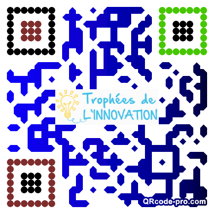 QR code with logo BsR0