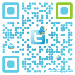 QR code with logo CER0