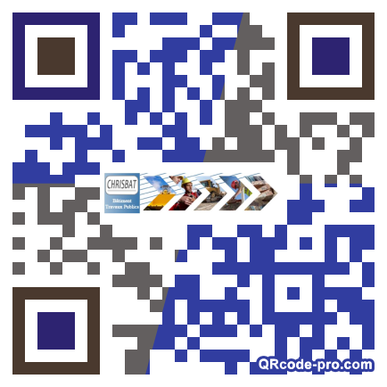 QR code with logo Cr70