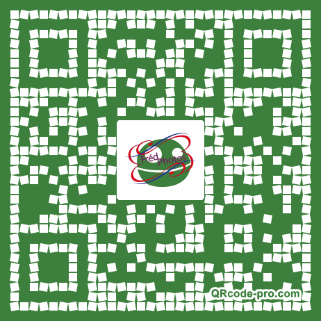 QR code with logo D3S0
