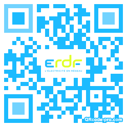 QR code with logo D9t0