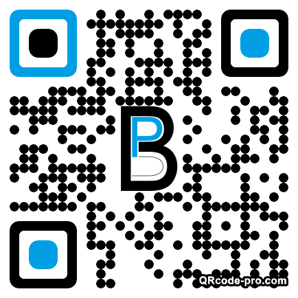 QR code with logo DEo0