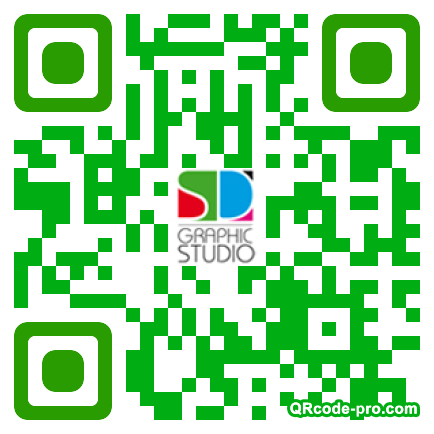 QR code with logo DGB0