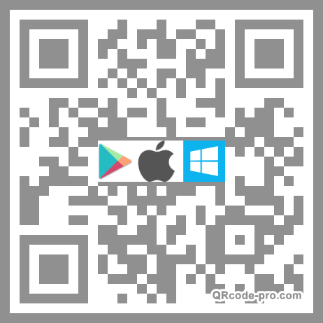 QR code with logo DLh0