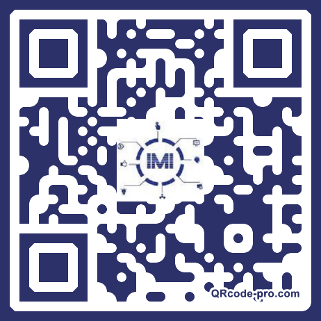 QR code with logo DPE0