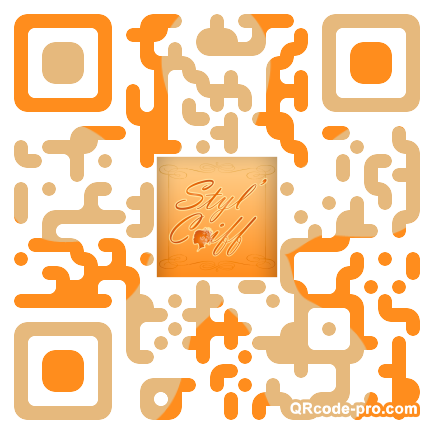 QR code with logo DTr0