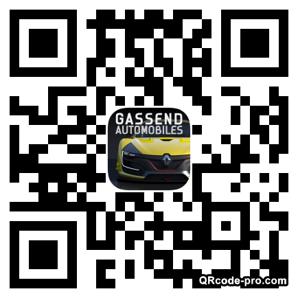 QR code with logo DZD0