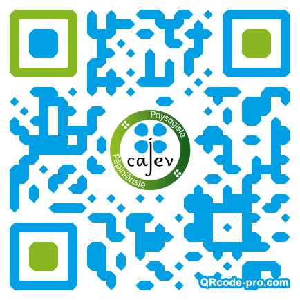 QR code with logo DcT0