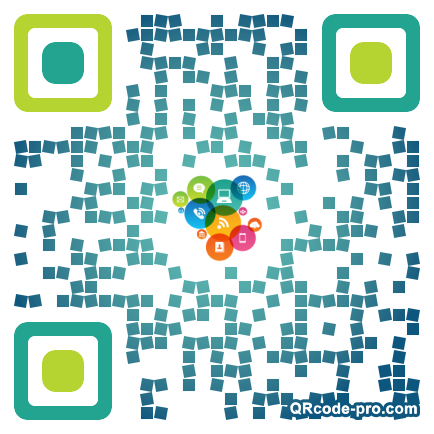 QR code with logo Df00