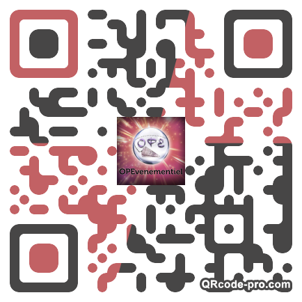 QR code with logo Dho0