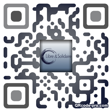 QR code with logo Dhv0