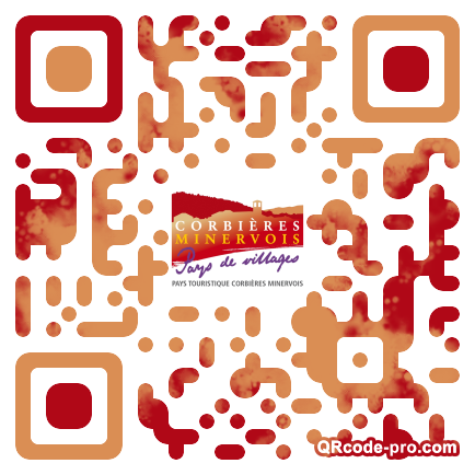 QR code with logo EXP0