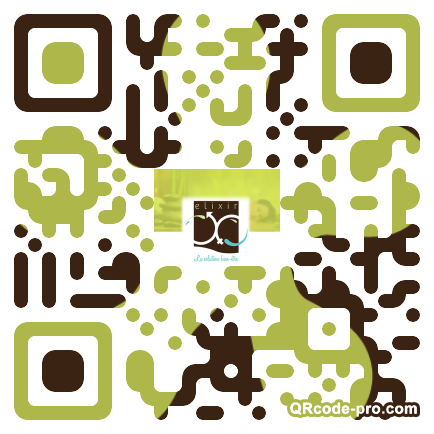QR code with logo Egn0