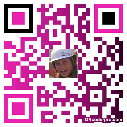 QR code with logo Evc0