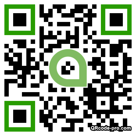 QR code with logo F0a0