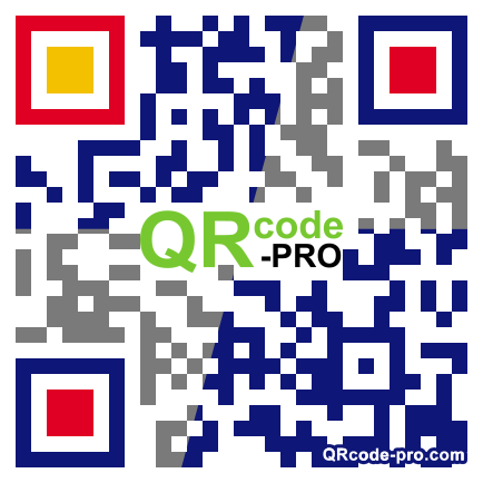QR code with logo F3R0