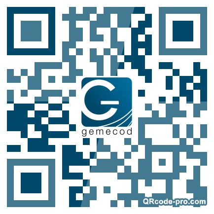 QR code with logo FF70