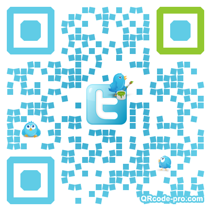 QR code with logo FHo0