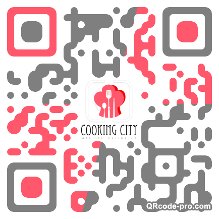 QR code with logo Fae0