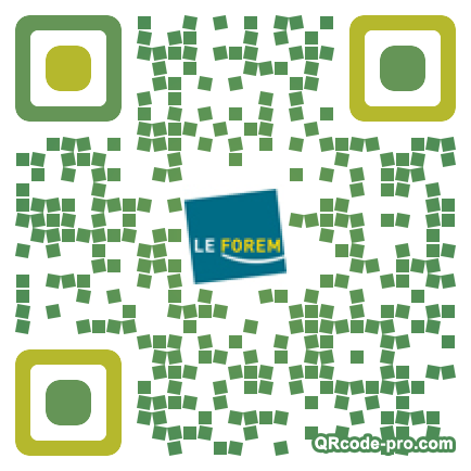 QR code with logo FgR0