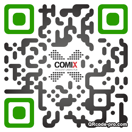 QR code with logo Fh40